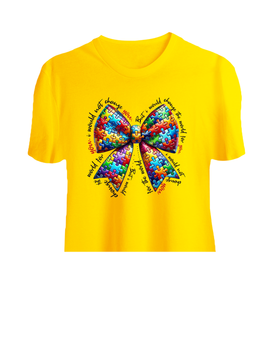 AUTISM  AWARENESS BOW