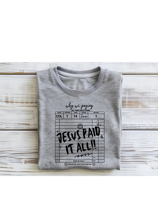 JESUS PAID IN FULL
