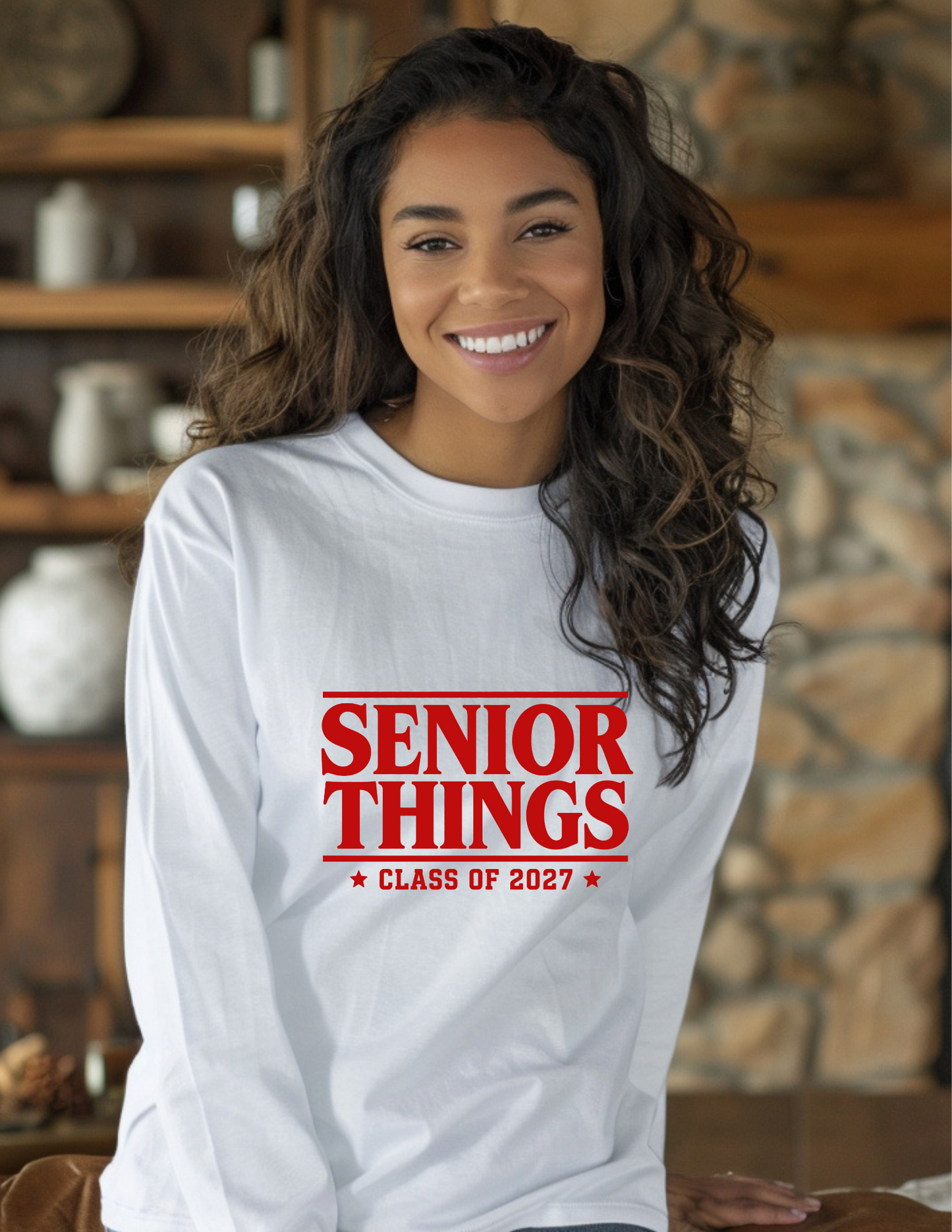 Senior Things Class of 2027 Graphic Tee