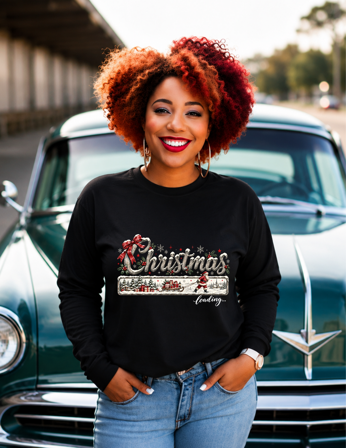Christmas Loading Long-Sleeve Shirt | ESSENTIAL2BOUTIQUE