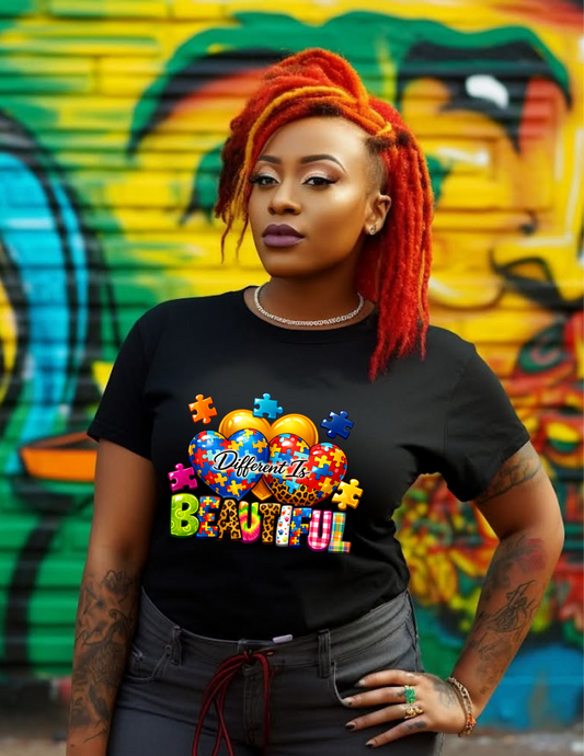Autism Awareness Shirt – Beautiful Is Different Graphic Tee