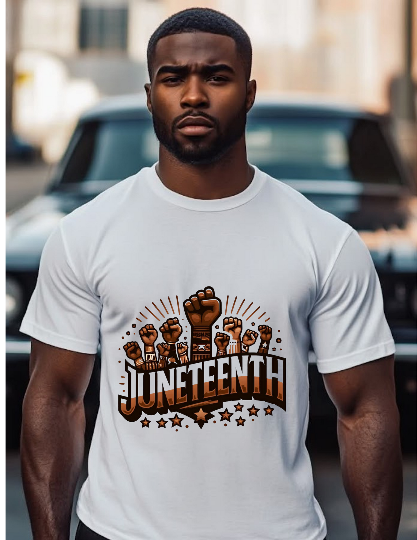 Juneteenth Raised Fist Graphic Tee