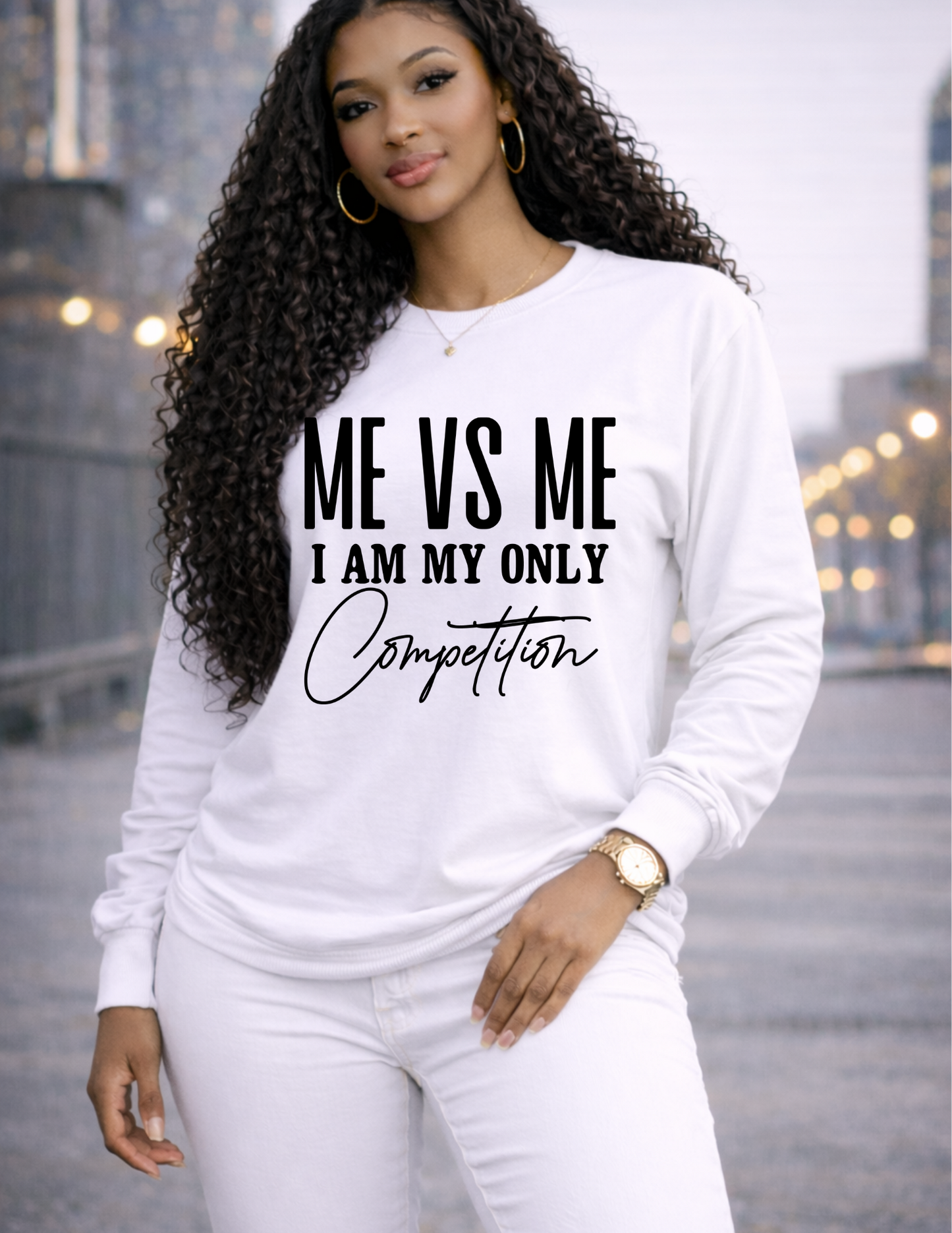 Me vs Me – I Am My Own Competition Graphic Tee