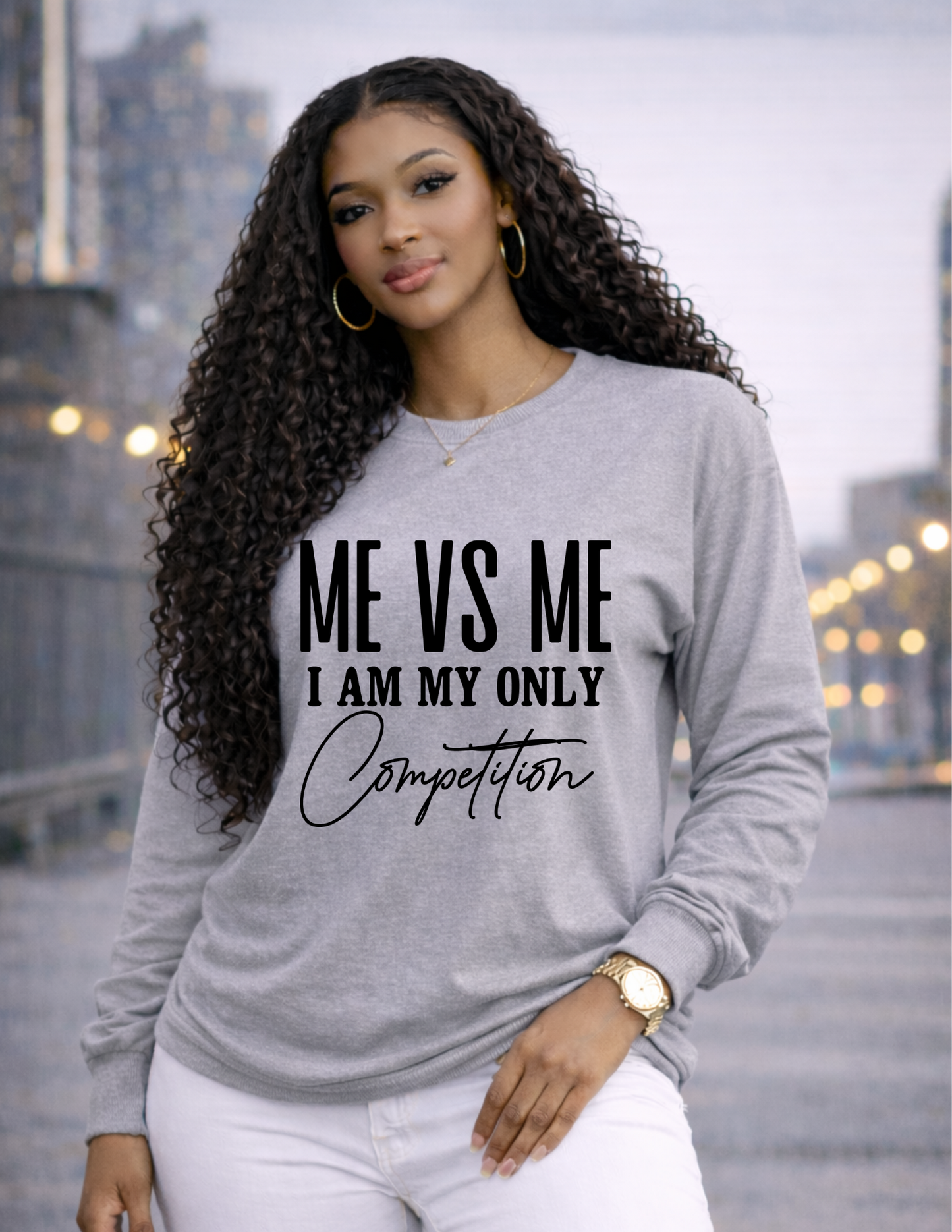 Me vs Me – I Am My Own Competition Graphic Tee