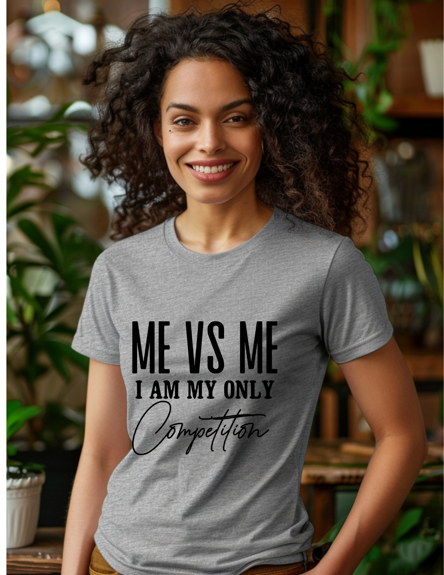 Me vs Me – I Am My Own Competition Graphic Tee