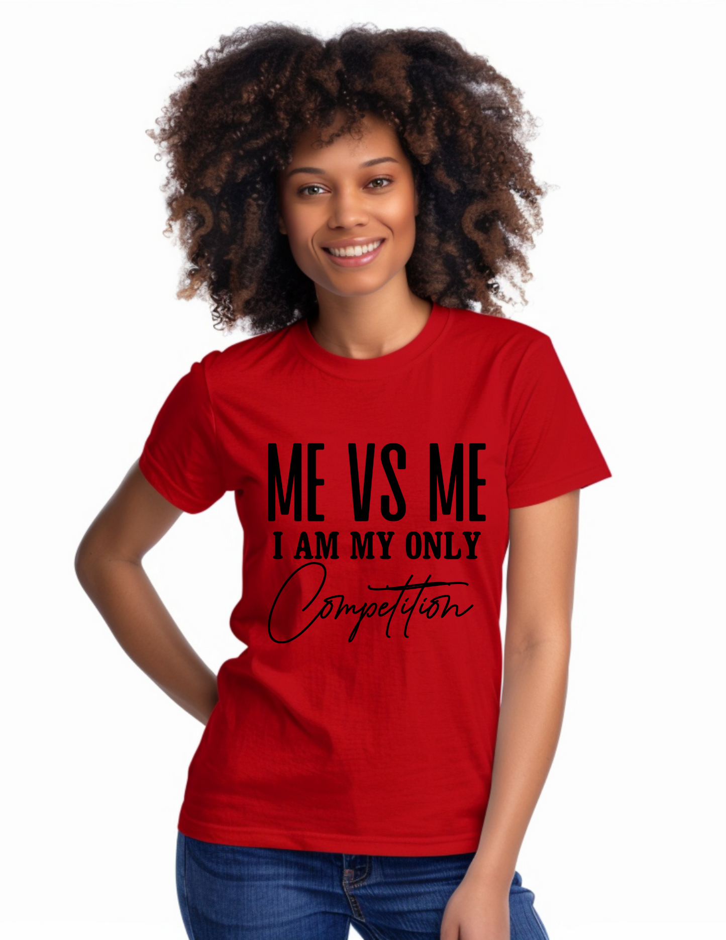 Me vs Me – I Am My Own Competition Graphic Tee