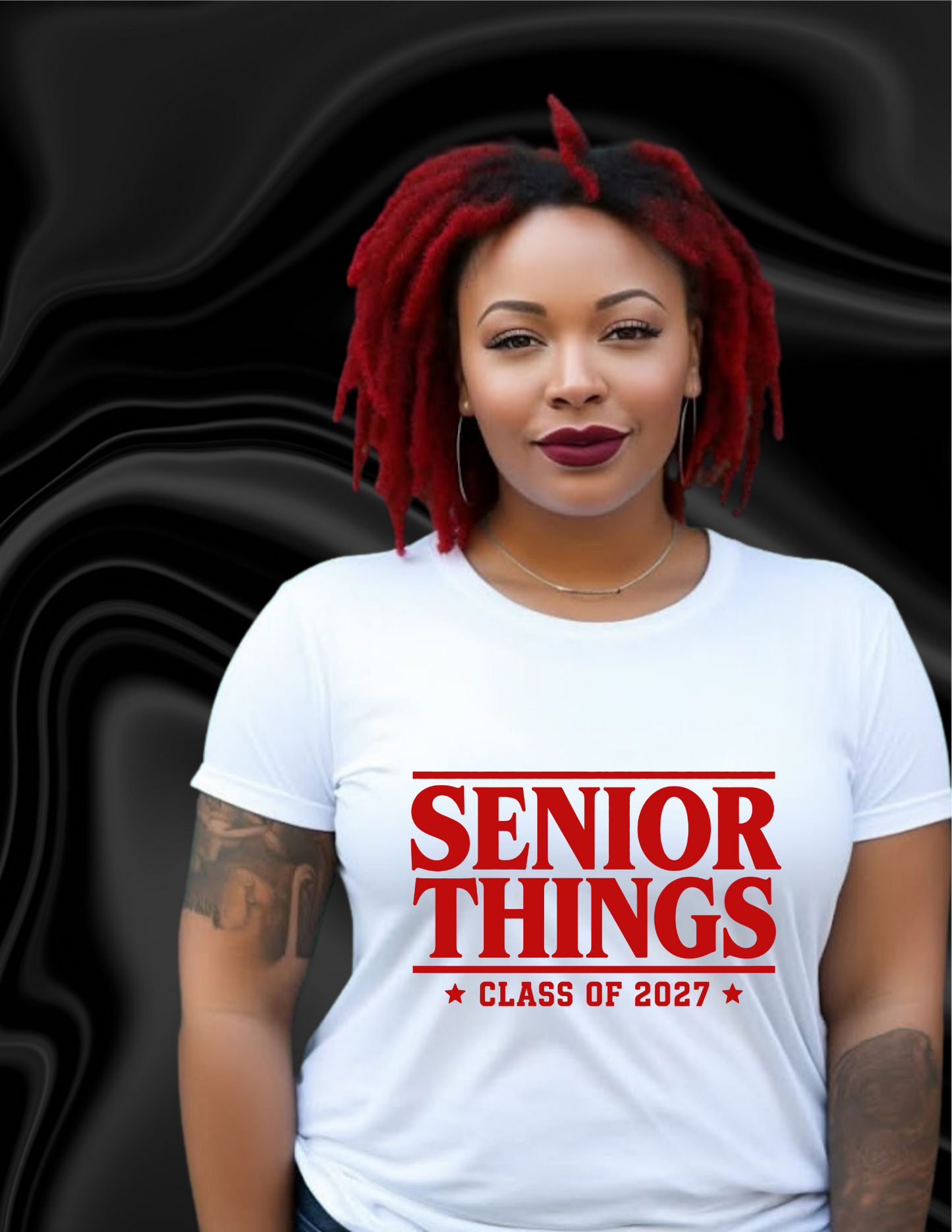 Senior Things Class of 2027 Graphic Tee